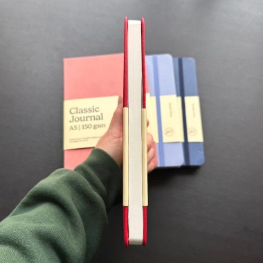 Sổ Tay Bullet Journal 150GSM dot grid caro - Giấy dày, giống Notebook Therapy, Kuma Station, chỉ 149.000 VND