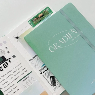 Sổ tay Crabit 130gsm Bullet Journal Gradient Xanh lá - Giảm giá 65.999₫