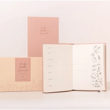 Sổ tay Crabit Joyful Daily Bullet Journal 12 tháng, in sẵn, tô màu - Giảm giá 216.000 VND