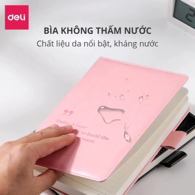 Sổ Tay Da Deli A5 Planner Cao Cấp Kẻ Ngang Giấy Dày Chống Nước VPP EN013 Giá 107.000 2 Sổ Tay Da Deli A5 Planner Cao Cấp Kẻ Ngang Giấy Dày Chống Nước VPP EN013 Giá 107.000 2