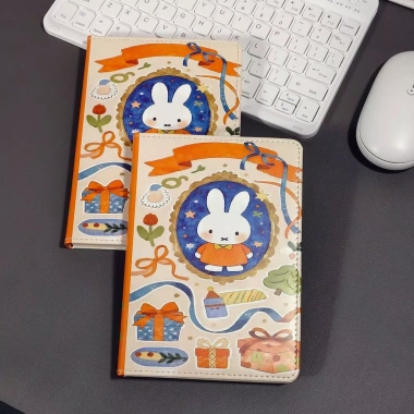 Sổ tay da Miffy A6 Kawaii - Công cụ lập kế hoạch sinh viên & văn phòng, nhật ký du lịch màu hồng, giá ưu đãi 114.912 VND
