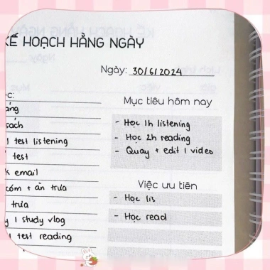 Sổ tay Daily Planner A5 120 trang gáy lò xo - Kế hoạch hằng ngày giá 32.500đ 5 Sổ tay Daily Planner A5 120 trang gáy lò xo - Kế hoạch hằng ngày giá 32.500đ 5