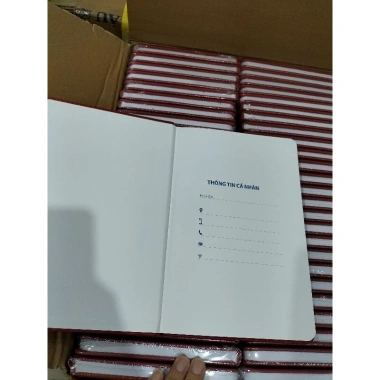 Sổ tay đảng viên bìa da mềm 200 trang kt16*24cm - Giá ưu đãi 60.000 VND