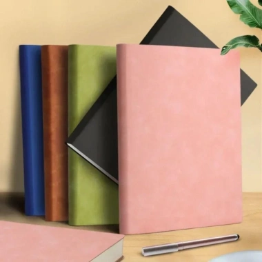 Sổ tay dày A4 200 trang da PU Cover lớn, trống cho văn phòng và laptop