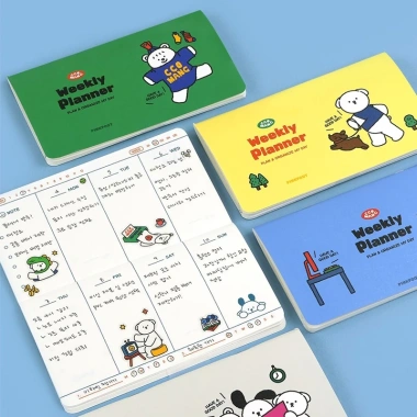 Sổ tay Doggy Di Động Slim Hàn Quốc – Lập lịch, kế hoạch tuần, nhật ký dễ thương