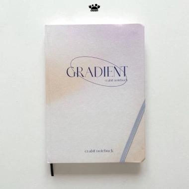 Sổ tay Dotgrid Crabit 130gsm - Bullet Journal gradient trắng, giấy dày, bìa cứng, giảm giá 65.000 VND