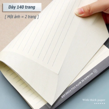 Sổ Tay Đứng Dạng Xé Bìa PVC A6/A5/B4 140 Trang - Sổ Lật Dọc Giá 15.800đ