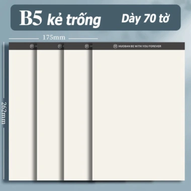 Sổ Tay Đứng Dạng Xé Bìa PVC A6/A5/B4 140 Trang - Sổ Lật Dọc Giá 15.800đ