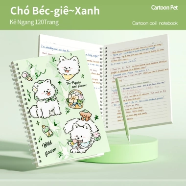 Sổ tay gáy lò xo 120 trang giấy dày, họa tiết mèo dễ thương, A5/B5 - Giá chỉ 24.000 VNĐ 9 Sổ tay gáy lò xo 120 trang giấy dày, họa tiết mèo dễ thương, A5/B5 - Giá chỉ 24.000 VNĐ 9