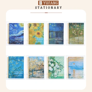 Sổ Tay Ghi Chép Lò Xo B5 Vangogh Kẻ Ngang 300 Trang Bìa Nhựa Cứng Yufang 90.000 VND 4 Sổ Tay Ghi Chép Lò Xo B5 Vangogh Kẻ Ngang 300 Trang Bìa Nhựa Cứng Yufang 90.000 VND 4