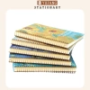 Sổ Tay Ghi Chép Lò Xo B5 Vangogh Kẻ Ngang 300 Trang Bìa Nhựa Cứng Yufang 90.000 VND 8