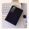 Sổ Tay Ghi Chép Lò Xo B6 Bìa Đen 100 Trang 3 Màu - Notebook Yufang Giá chỉ 25.000 VND 7