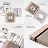 Sổ tay ghi chép nhật ký, sketchbook 190gsm A6 A5 vuông Crabit The Hanoi 39.000₫ 6