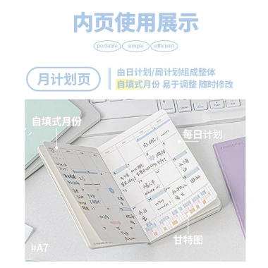 Sổ Tay Ghi Chép Planwith Pocket Planner A6 A7 Quản Lý Mục Tiêu Năm Mới Tặng Sticker 4 Sổ Tay Ghi Chép Planwith Pocket Planner A6 A7 Quản Lý Mục Tiêu Năm Mới Tặng Sticker 4