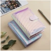 Sổ Tay Ghi Chú Lập Kế Hoạch, Đựng Tiền Bìa Da PU Lấp Lánh, 6 Còng 12 Túi Zip A6 109.000 VND 5