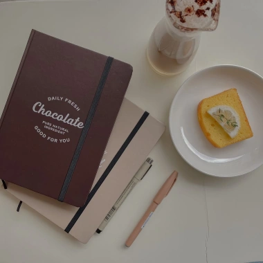 Sổ tay grid Crabit Milky Collection Chocolate - Bullet Journal ô vuông, giảm giá 20% chỉ 82.000đ 3