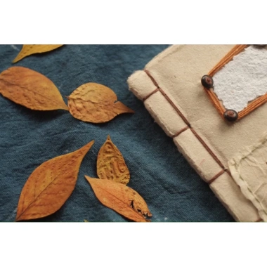 Sổ tay Handmade Chắp dó mùa thu - Thiết kế độc đáo, giá ưu đãi 175k 7