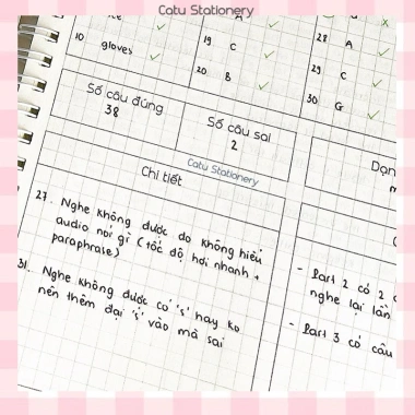 Sổ tay IELTS 4 kỹ năng Listening Reading Writing Speaking – Vở lò xo I1 giá 59.000₫