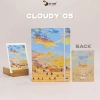Sổ tay in tranh Cloudy STHM - Bìa cứng 160 trang, giấy kem 100gsm, tặng Postcard 8