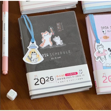 Sổ Tay Kế Hoạch 2.026 B6 Mèo Lười - Lịch Trình Dễ Thương, Ghi Chép Học Tập, Kế Hoạch Tháng Tuần cho Học Sinh, Giá 48.000đ 4