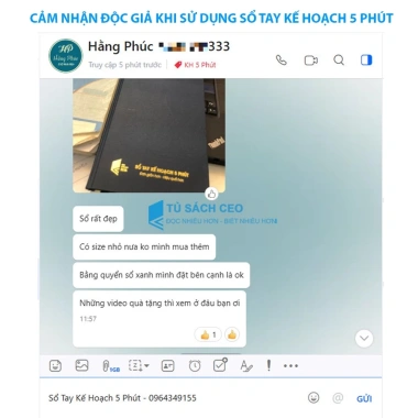 Sổ Tay Kế Hoạch 5 Phút - Chinh Phục Mục Tiêu 30 Ngày, 208 Trang A5, Giá Ưu Đãi 239.000 VND 7