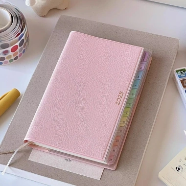 Sổ tay kế hoạch cầu vồng 2.025 bìa da Lịch tháng và tuần Planner giá 47.000 VND