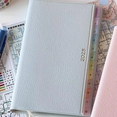 Sổ tay kế hoạch cầu vồng 2.025 bìa da Lịch tháng và tuần Planner giá 47.000 VND