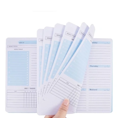 Sổ Tay Kế Hoạch Hàng Tuần A5 52 Tuần - Buổi Sáng, Lịch Trình - Giá 45.000đ giảm từ 58.500đ