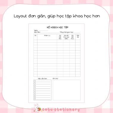 Sổ tay kế hoạch học tập A5 KH11: Học hiệu quả, khoa học, giá ưu đãi 52.000 VND
