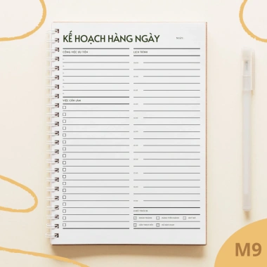 Sổ Tay Kế Hoạch Mục Tiêu A5 72 Trang Bìa Mềm – Nhật Ký Hàng Ngày Giá 18.000 (Giảm 20%) 6