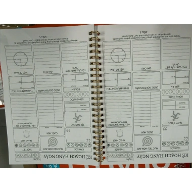 Sổ Tay Kế Hoạch Mục tiêu A5 72 Trang - Nhật Ký Hàng Ngày Planner Bìa Mềm 18.000