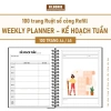 Sổ tay Kế hoạch tuần 100 trang – Weekly Planner giấy refill, ruột sổ còng, A5 A4 B5, giảm giá