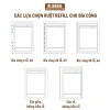 Sổ tay Kế hoạch tuần 100 trang – Weekly Planner giấy refill, ruột sổ còng, A5 A4 B5, giảm giá 6
