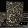 Sổ tay kẻ ngang bìa da cổ điển, họa tiết rồng 3D siêu lạ mắt - Giá chỉ 110.000đ 10