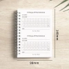 Sổ tay kiểm tra tự kỷ luật BOOCEAN A6 lịch trình 31 ngày, ghi chú học lập kế hoạch cho học sinh - Giá 39.247đ 2