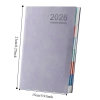 Sổ tay lịch trình 365 ngày GENTL 2.026 da PU A5, thẻ màu, ruy băng Bookmark, Notepad Office, giá 116,100₫ 2