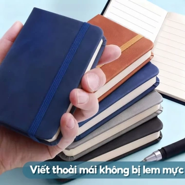 Sổ Tay Mini A7 Cao Cấp - Giấy Dày Chống Thấm Mực, Ghi Chú Học Tập, Giá 29.000₫
