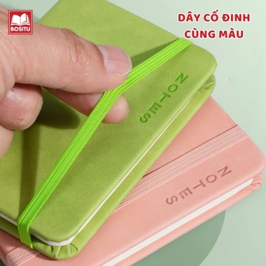 Sổ Tay Mini Bìa Da A7 - Thiết Kế Đơn Giản Nhỏ Gọn Sang Trọng, Nhiều Màu, Giấy Dày 80Gsm, Giá chỉ 25.000đ 3