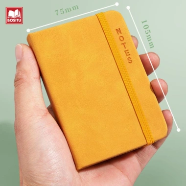 Sổ Tay Mini Bìa Da A7 - Thiết Kế Đơn Giản Nhỏ Gọn Sang Trọng, Nhiều Màu, Giấy Dày 80Gsm, Giá chỉ 25.000đ 4