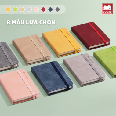 Sổ Tay Mini Bìa Da A7 - Thiết Kế Đơn Giản Nhỏ Gọn Sang Trọng, Nhiều Màu, Giấy Dày 80Gsm, Giá chỉ 25.000đ 9