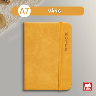 Sổ Tay Mini Bìa Da A7 - Thiết Kế Đơn Giản Nhỏ Gọn Sang Trọng, Nhiều Màu, Giấy Dày 80Gsm, Giá chỉ 25.000đ 10