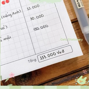Sổ tay MY SPENDING A6 quản lý chi tiêu hằng ngày, tiết kiệm CT3, giá chỉ 32.000₫