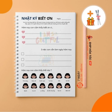 Sổ tay Nhật ký biết ơn - Gratitude Journal - Kế hoạch cuộc đời, phát triển bản thân, chỉ 22.000₫ 5
