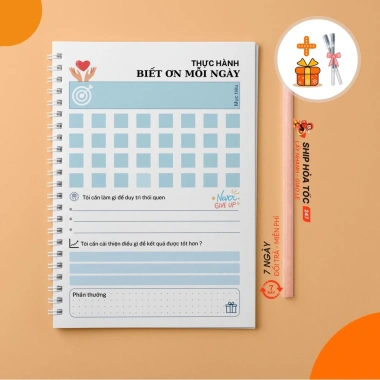 Sổ tay Nhật ký biết ơn - Gratitude Journal - Kế hoạch cuộc đời, phát triển bản thân, chỉ 22.000₫ 7