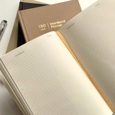 Sổ tay Planner Intentional JC Notebook - Sắp xếp công việc, theo dõi thói quen, chỉ 139.000đ