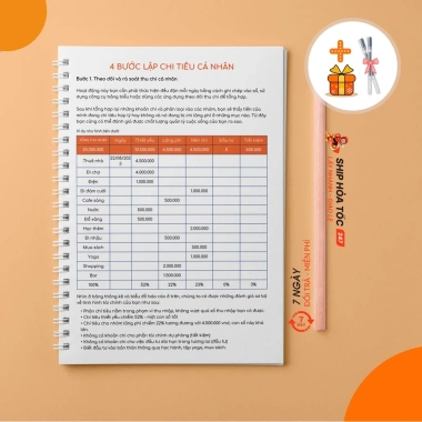 Sổ tay Quản lý chi tiêu Budget Planner ST08 - Quản lý thu chi, thói quen tiết kiệm, chỉ 49.900đ 2