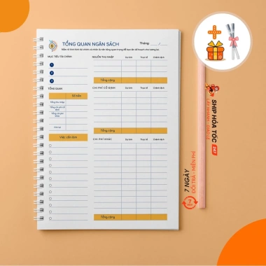 Sổ tay Quản lý chi tiêu Budget Planner ST08 - Quản lý thu chi, thói quen tiết kiệm, chỉ 49.900đ 6