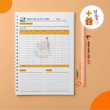 Sổ tay Quản lý chi tiêu Budget Planner ST08 - Quản lý thu chi, thói quen tiết kiệm, chỉ 49.900đ 7