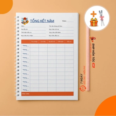 Sổ tay Quản lý chi tiêu Budget Planner ST08 - Quản lý thu chi, thói quen tiết kiệm, chỉ 49.900đ 8