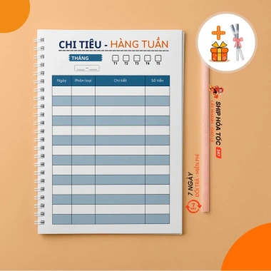Sổ tay Quản lý chi tiêu - Budget Planner tài chính cá nhân, lập kế hoạch chi phí hiệu quả, giảm giá 69.900 VND